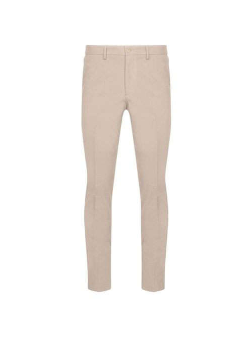 Pantaloni slim fit in misto cotone elasticizzato